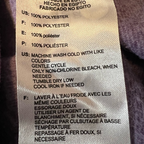 Adidas Purple Sweatshirt with High Collar and Full Zip - Picture 16 of 16